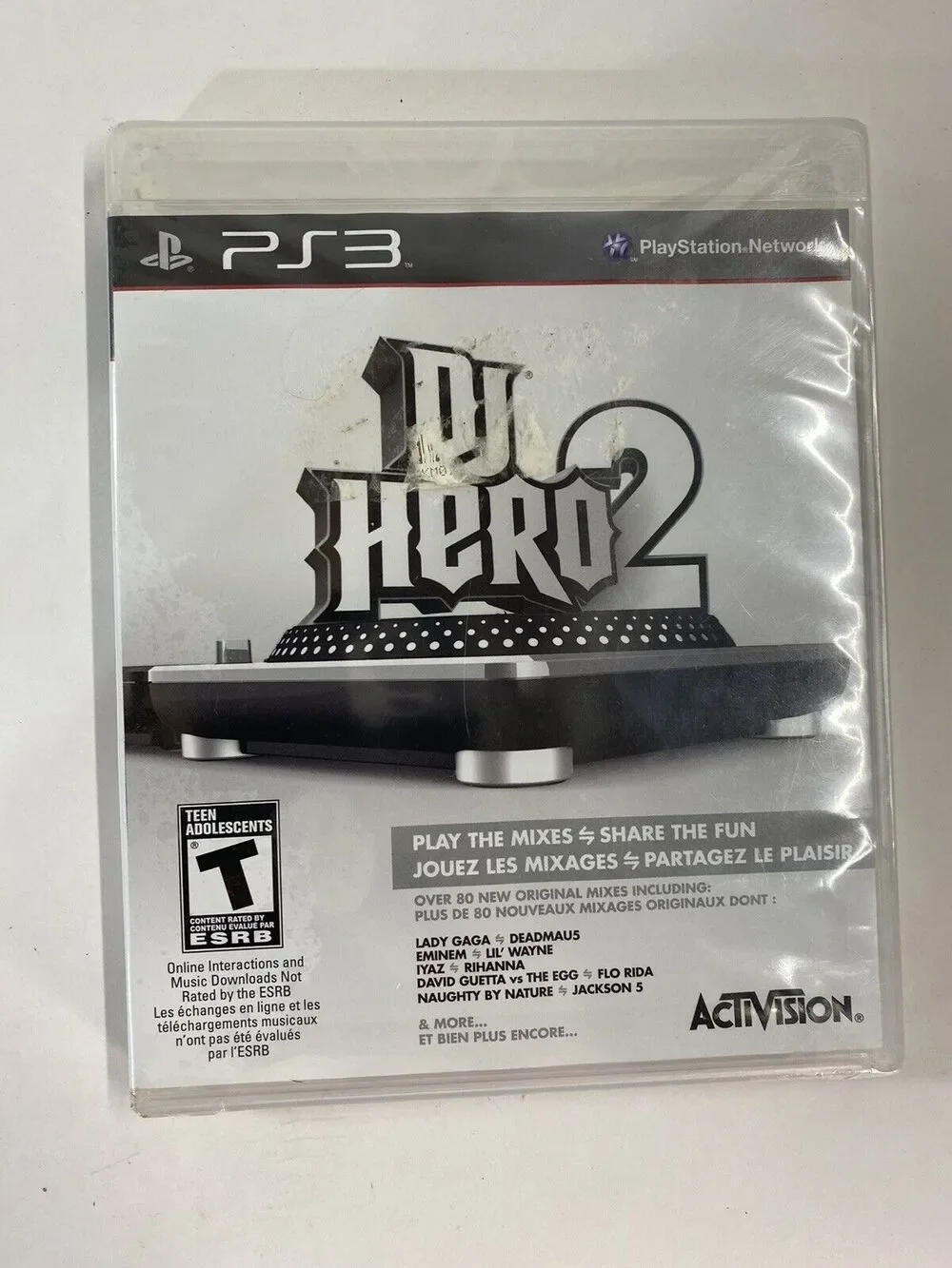 DJ Hero 2 (Sony PlayStation 3, 2010) New in Package 80 mixes
